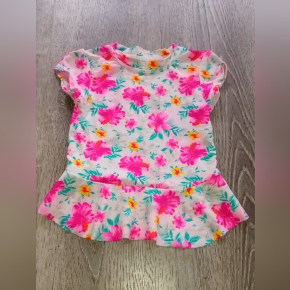 Koala Kids Other - Koalakids Floral Pink Kids Swim Top